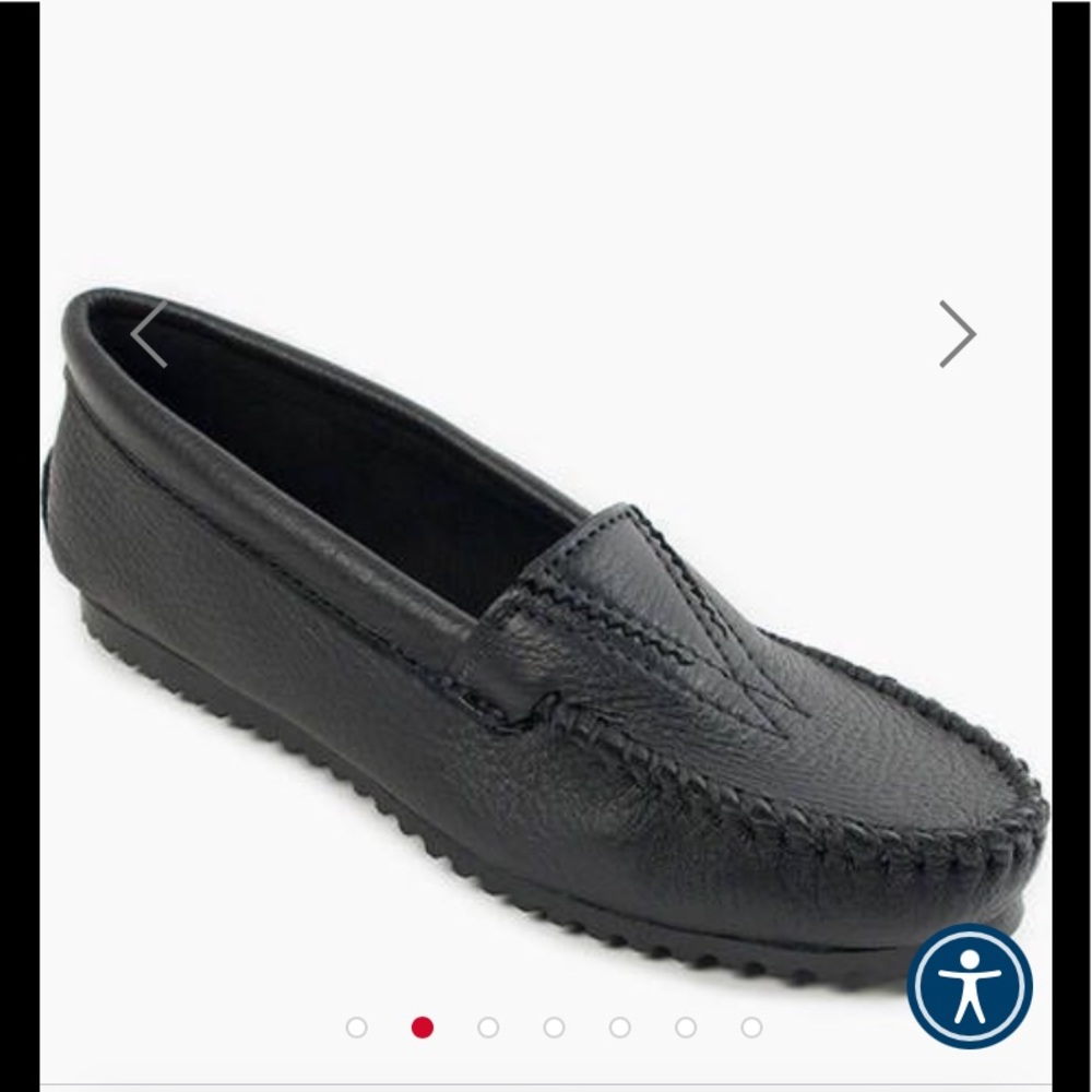 Minnetonka Deerskin Gore Front Moccasins NWOT